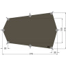 Тент TATONKA TARP WING 2 LT STONE GREY OLIVE 2476.332